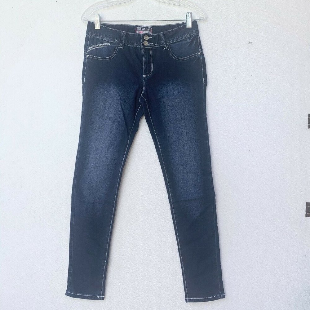 Body Con Jeans Amethyst Women Jeans Size 7 Blue Sk‎